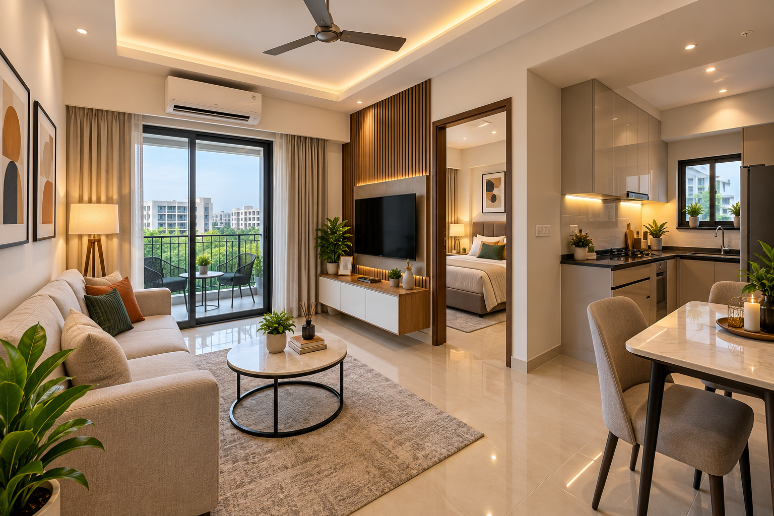 1 BHK Residential Flat