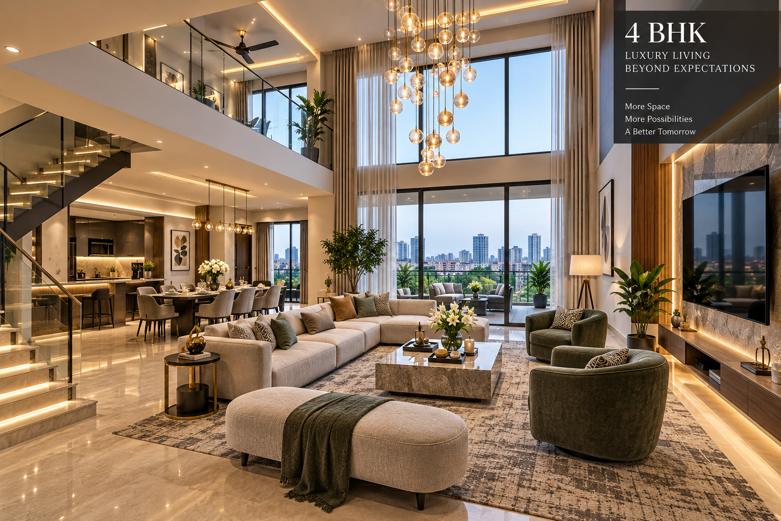 4 BHK Premium Residential Floor